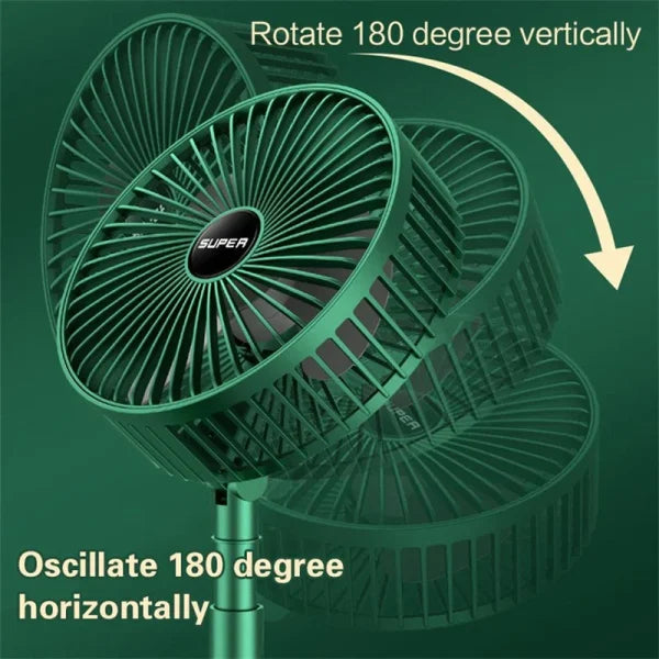 Portable Telescopic Folding Fan