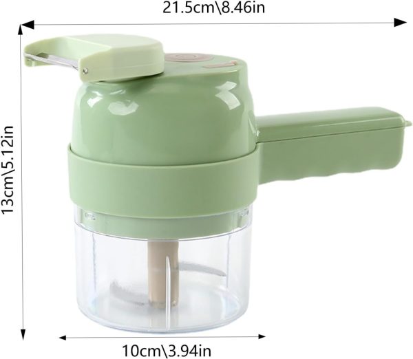 5 In 1 Handheld Hammer Electric Vegetable Cutter