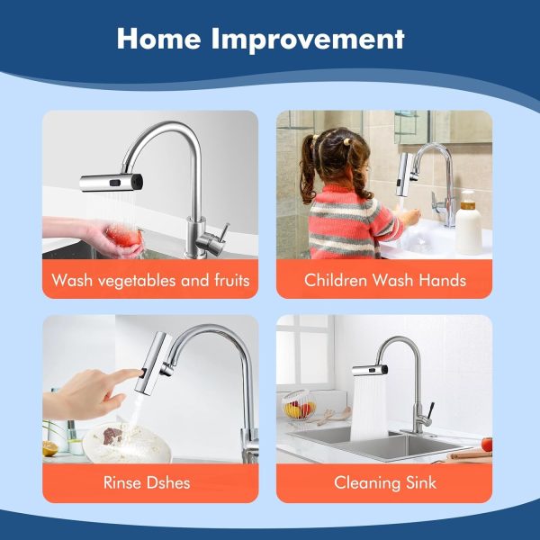 Multifunctional Kitchen Sink Waterfall Faucet